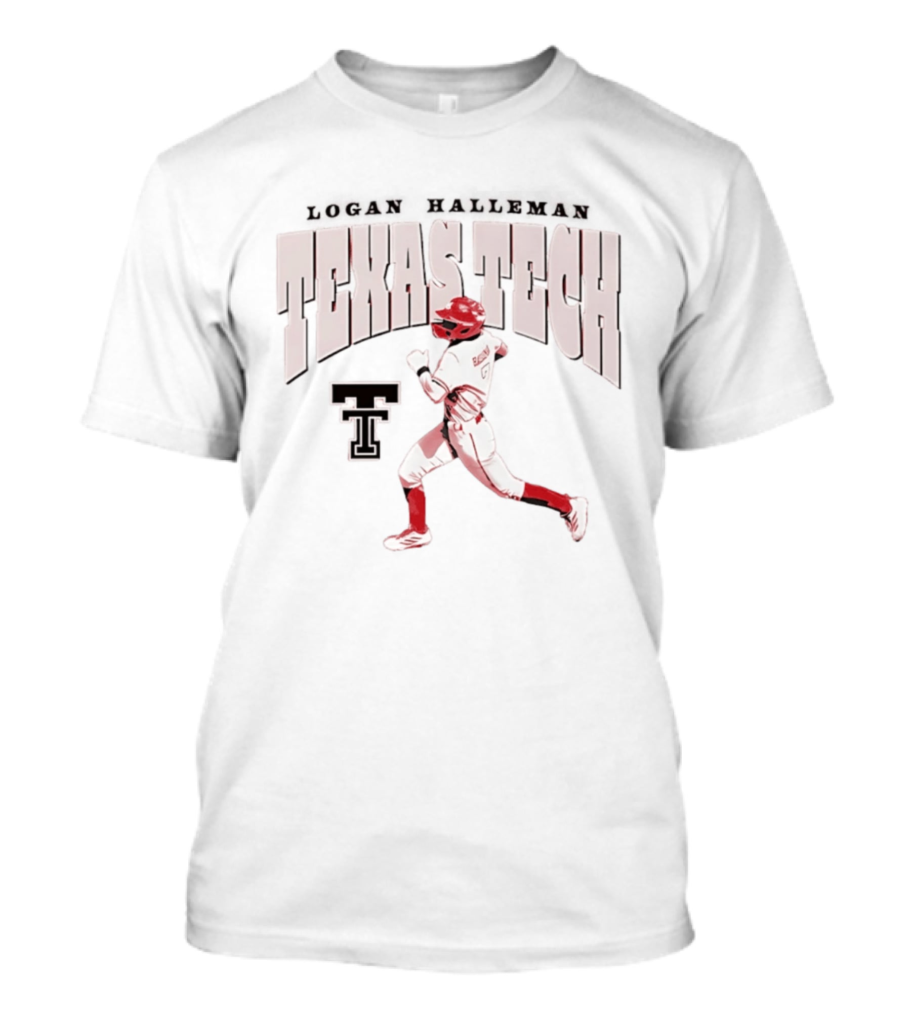 Texas Tech Logan Halleman Running T-Shirt