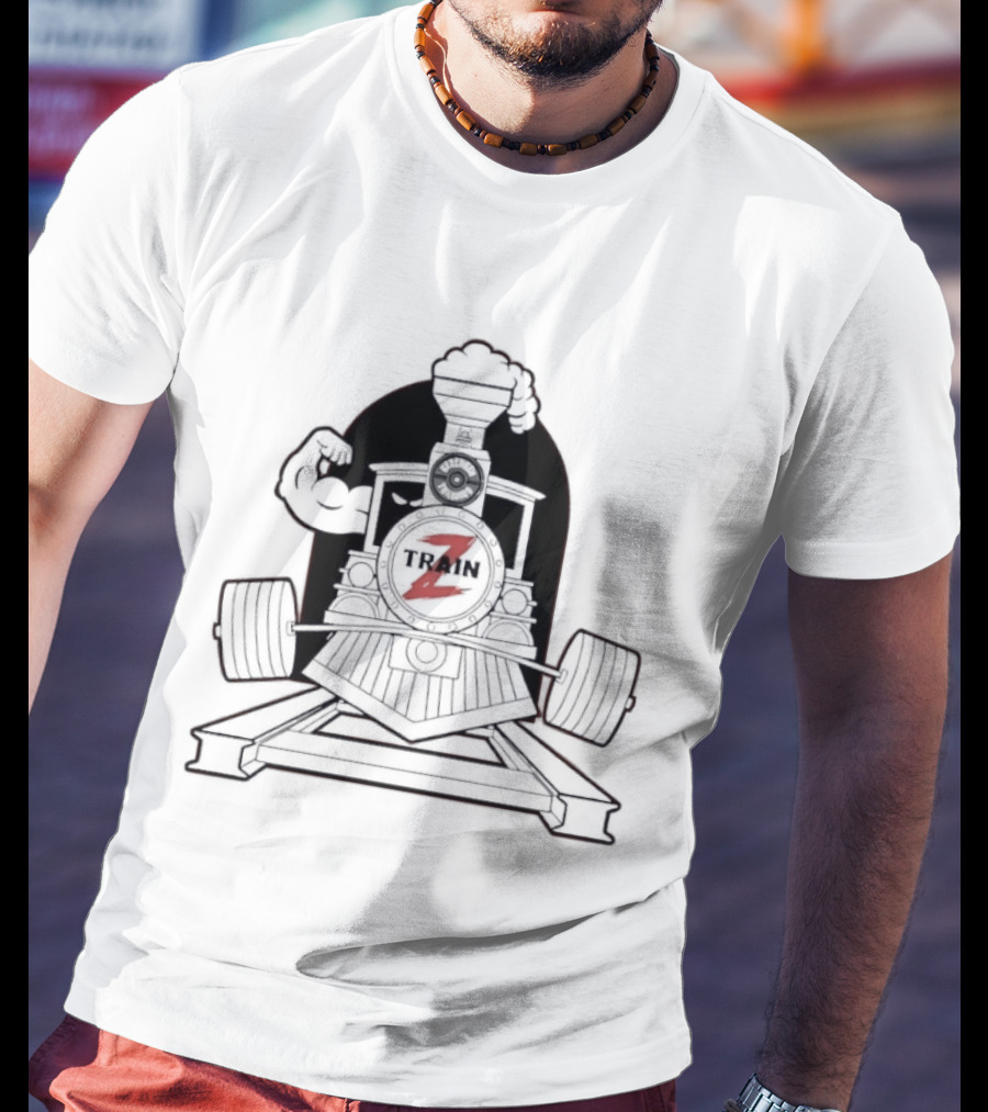 Train Z Strength 45 LBS Weightlifting Fitness T-Shirt