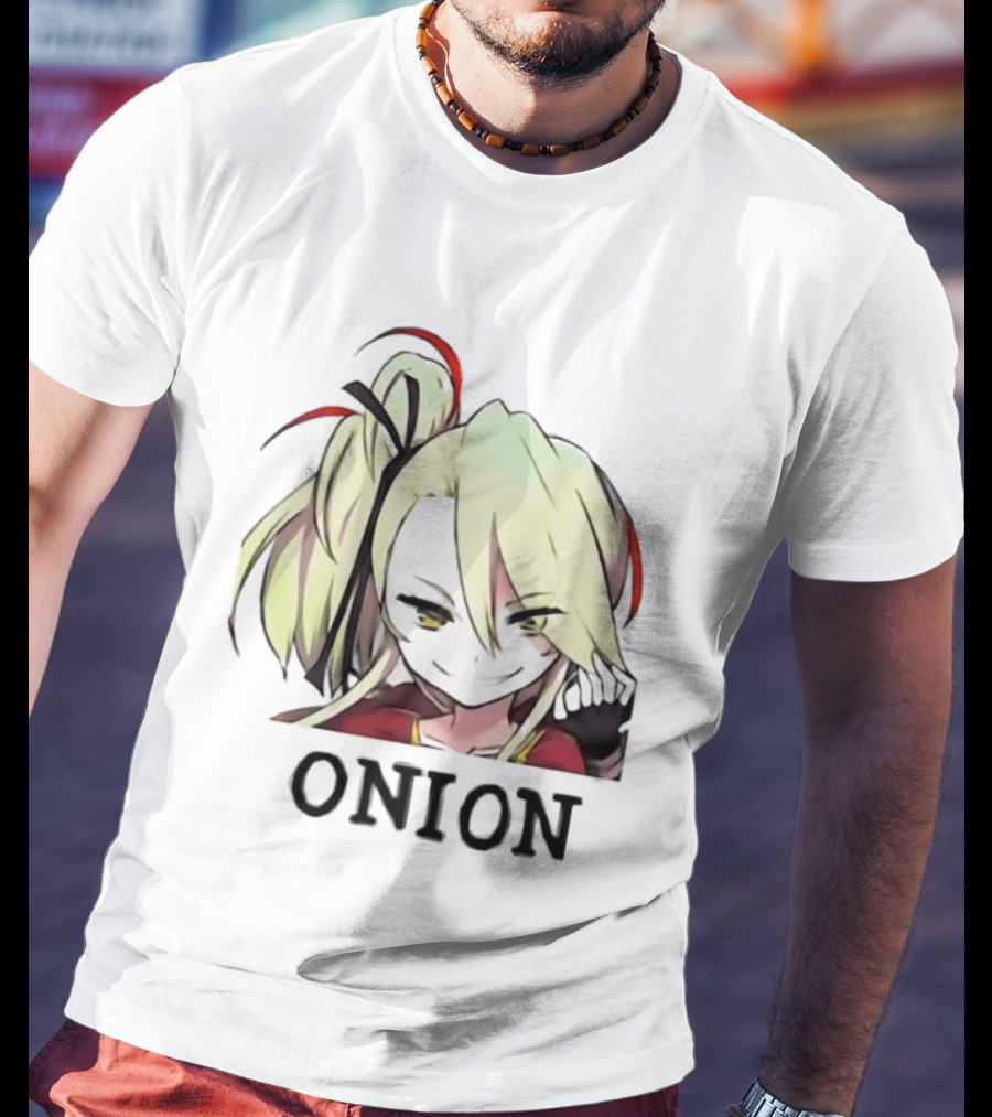 Deathpolca Anime Style Character With Onion T-Shirt