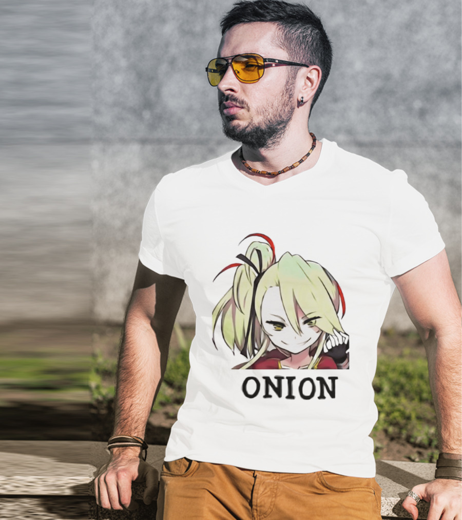 Deathpolca Anime Style Character With Onion T-Shirt