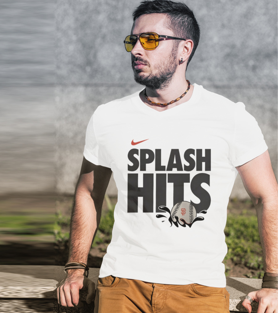 Nike San Francisco Giants Splash Hits Baseball T-Shirt