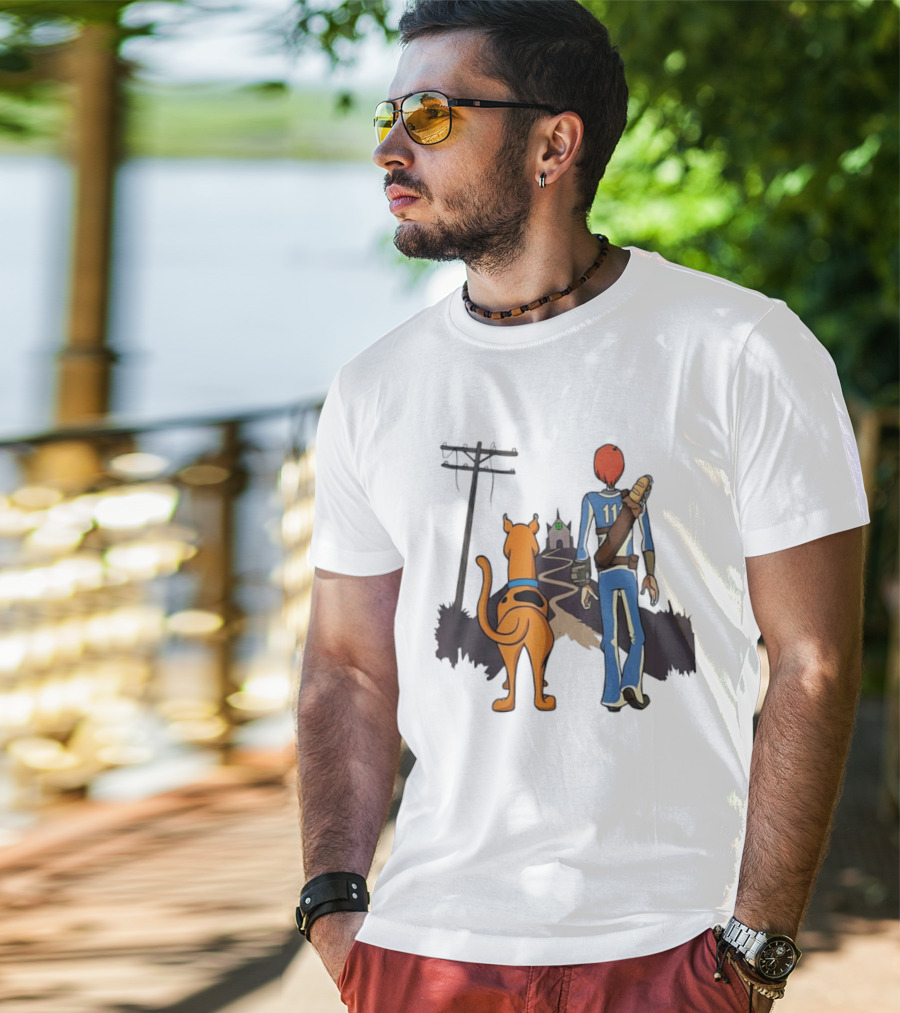 Scooby Doo Shaggy Rogers Fallout Vault Dweller Adventure T-Shirt