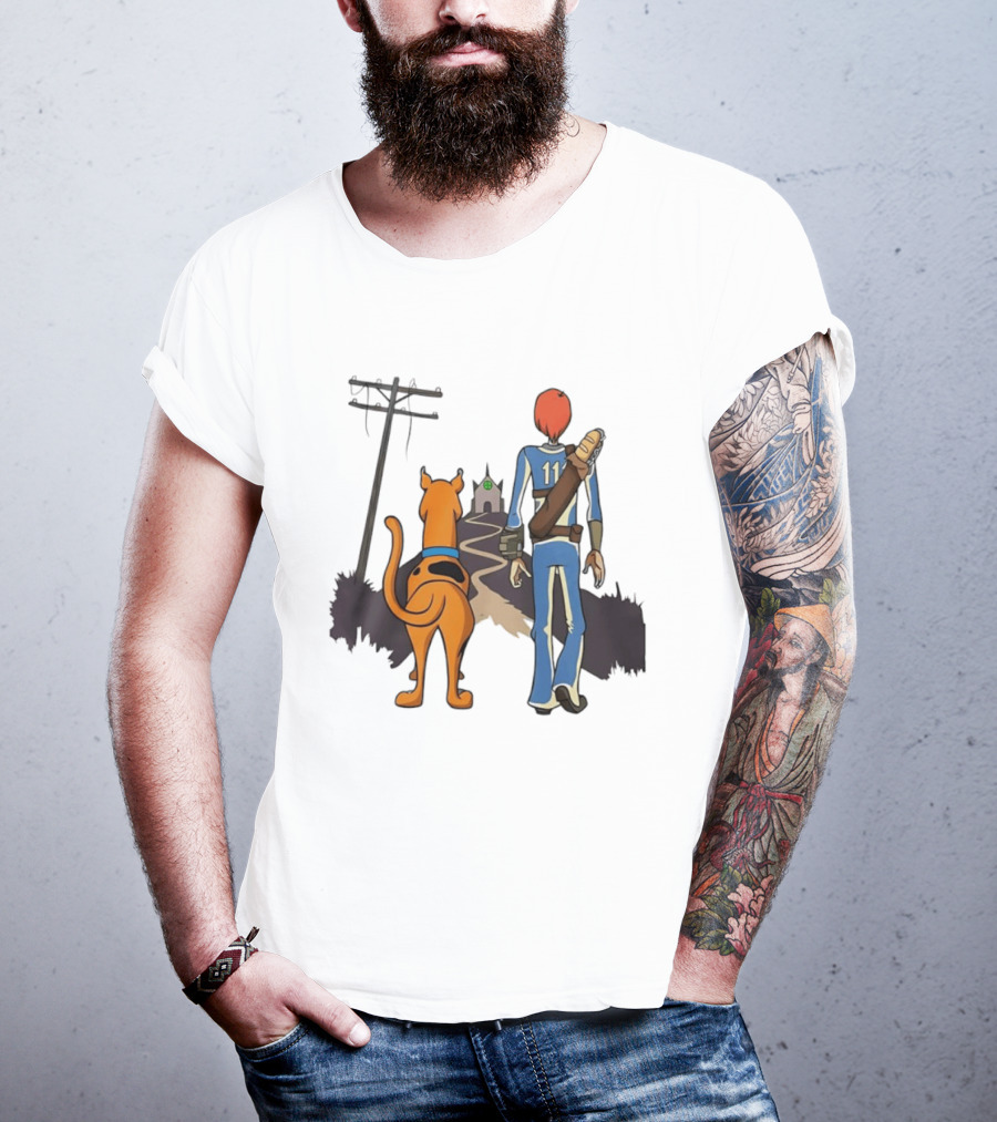 Scooby Doo Shaggy Rogers Fallout Vault Dweller Adventure T-Shirt