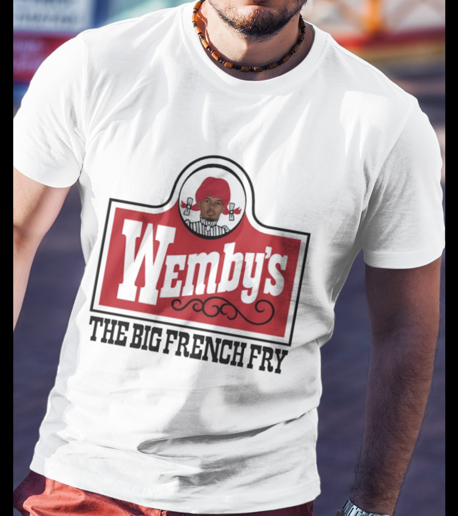 Wemby's The Big French Fry Victor Wemby's Spurs T-Shirt