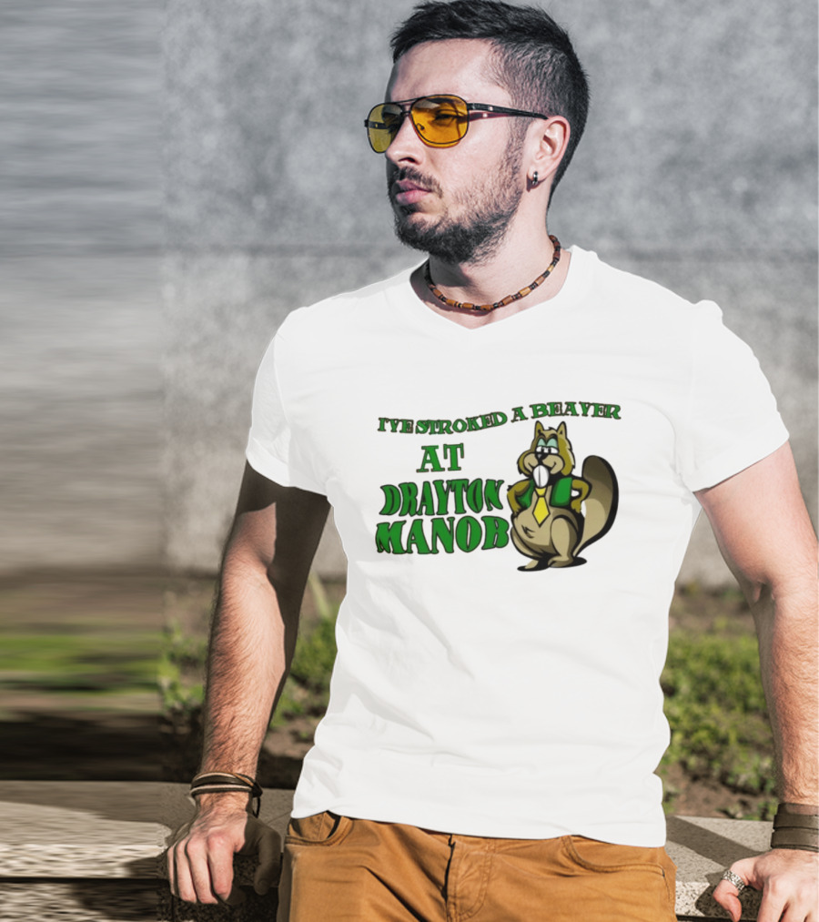 I've Stroked A Beaver At Drayton Manor Cartoon T-Shirt