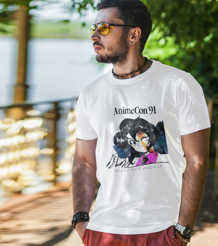 AnimeCon '91 Rally Vincent Gunsmith Cats Manga T-Shirt