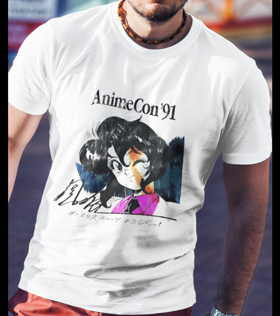 AnimeCon '91 Rally Vincent Gunsmith Cats Manga T-Shirt