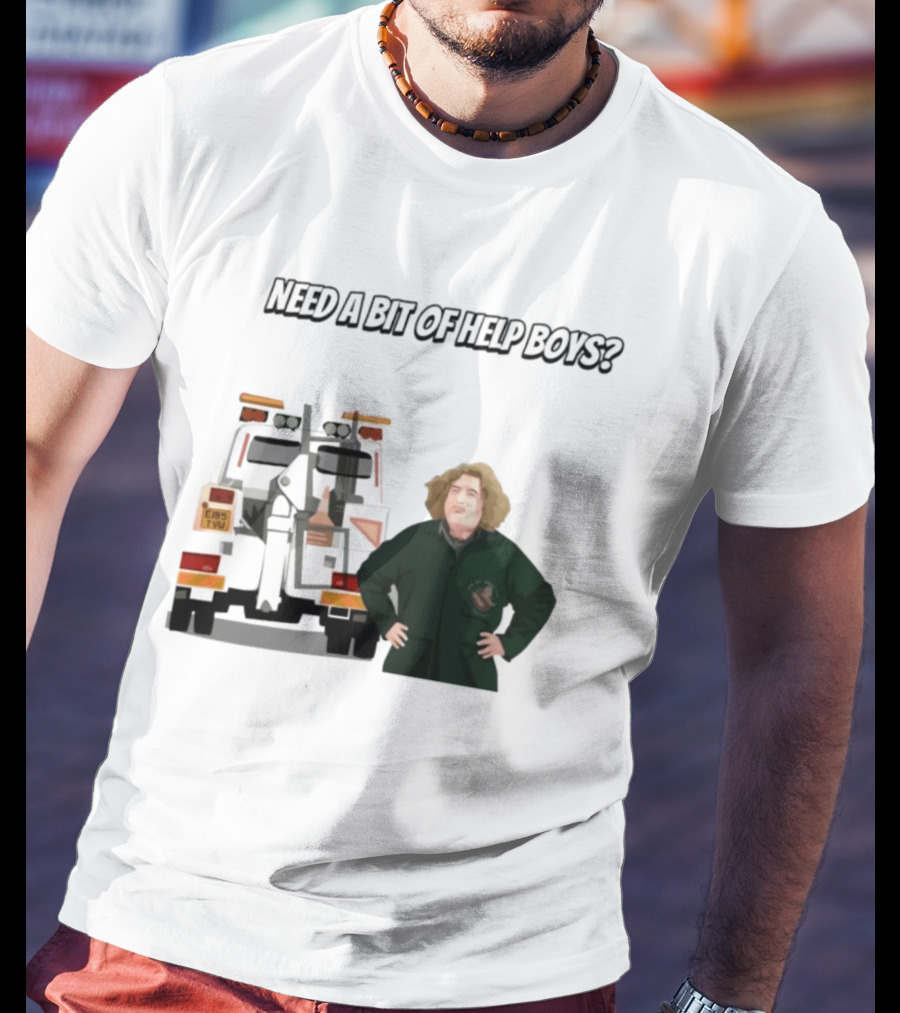 NEED A BIT OF HELP BOYS Paddy Tow Truck Raymond Stantz T-Shirt