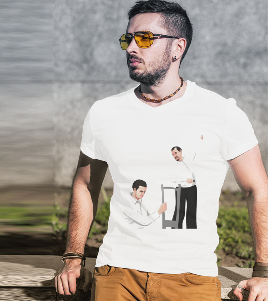 Max And Paddy Pine Barrens Christopher Moltisanti Paulie Gualtieri Chair Scene T-Shirt