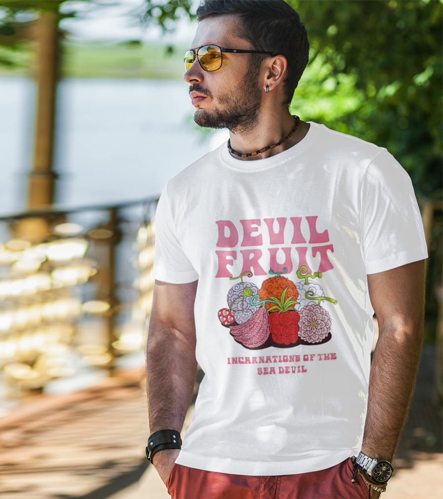 Devil Fruit Incarnations Sea Devil One Piece Anime Manga T-Shirt