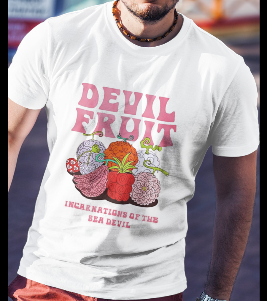 Devil Fruit Incarnations Sea Devil One Piece Anime Manga T-Shirt