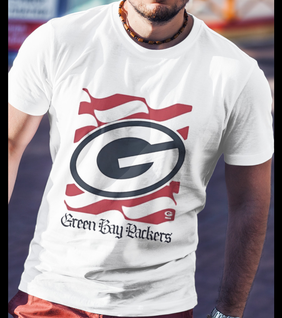 Green Bay Packers G American Flag Design Football Packers T-Shirt