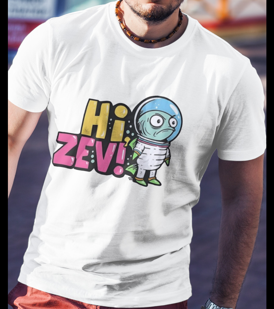 Hi Zev Astronaut Fish NBA New York Knicks Jalen Brunson Cartoon T-Shirt