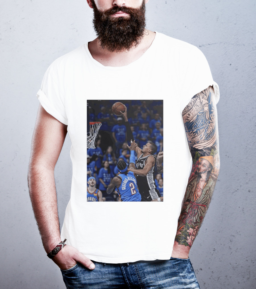 Victor Wembanyama Shai Gilgeous Alexander NBA Showdown San Antonio Spurs Vs Oklahoma City Thunder T-Shirt