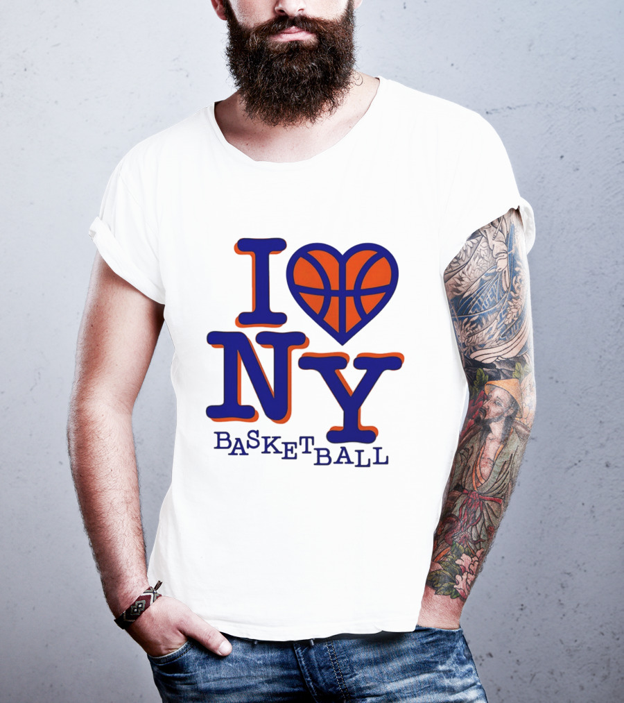 I Heart NY Basketball 2026 New York Knicks NBA T-Shirt