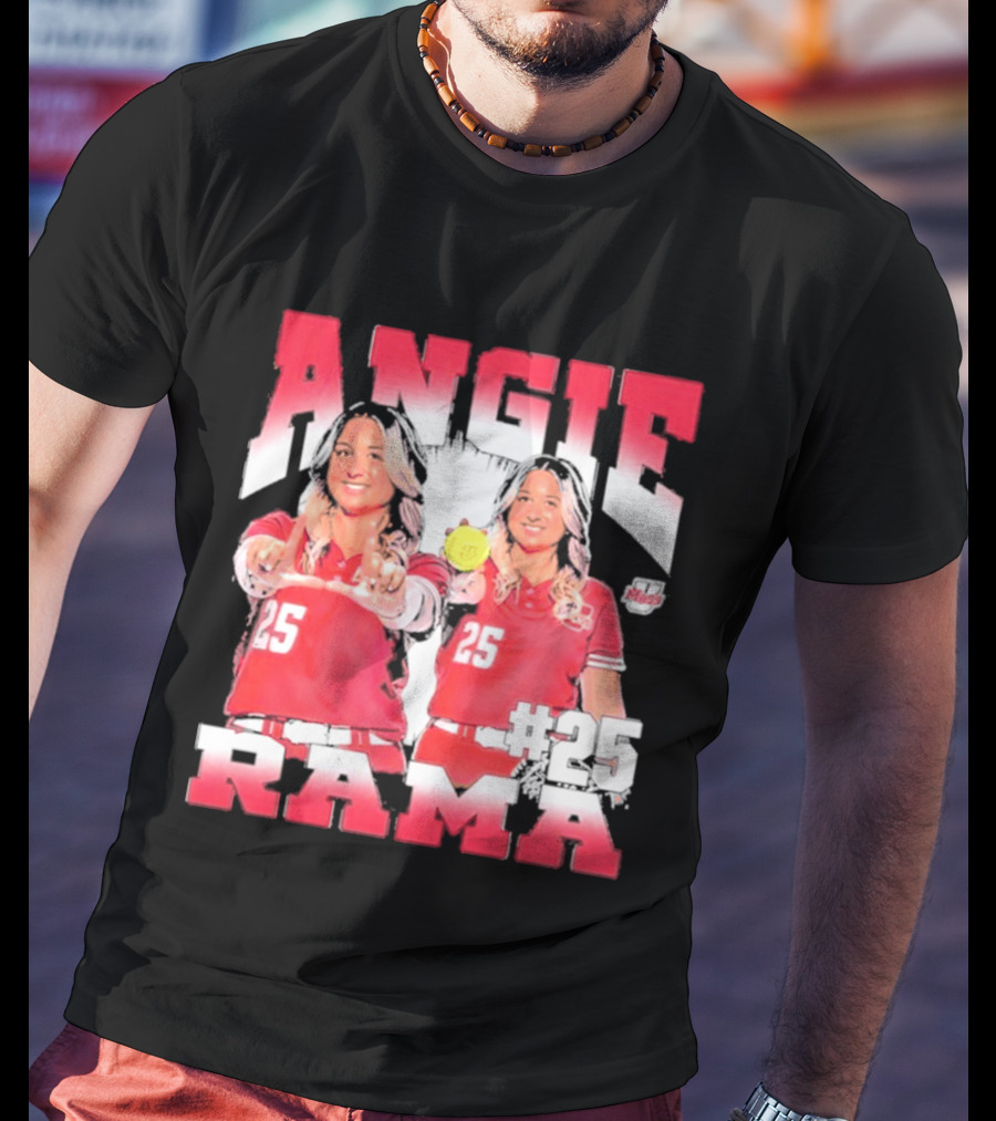 Angie Rama 25 Umass Athletics NCAA Softball T-Shirt