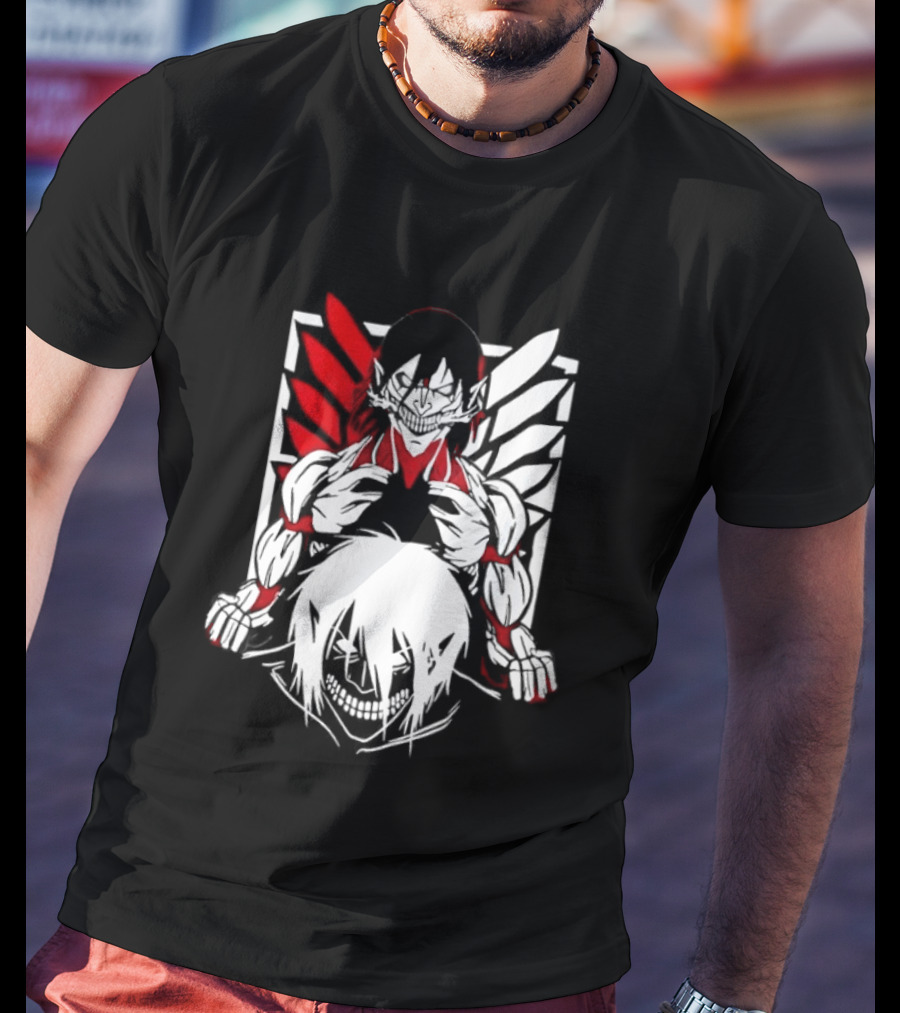 Attack On Titan Eren Yeager Female Titan Wings Of Freedom Fight For Humanity 2026 Collector's Edition T-Shirt