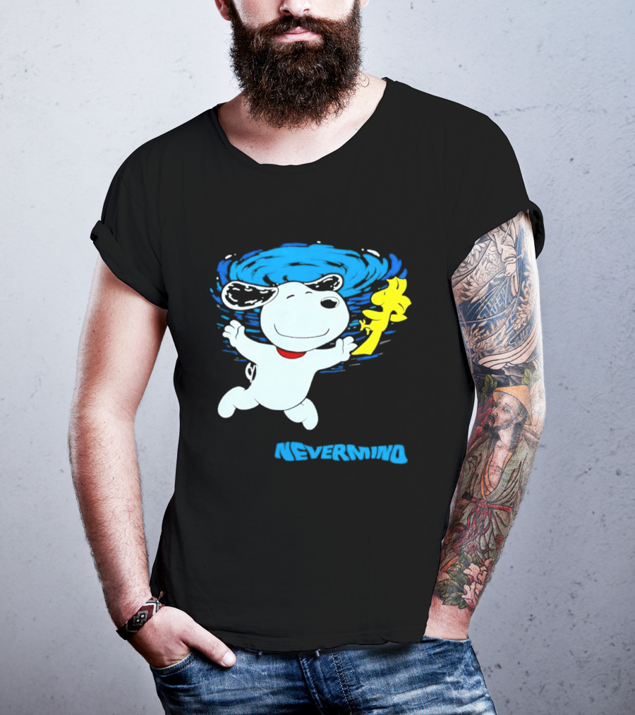 Snoopy Woodstock Nevermind Swimming Adventure T-Shirt