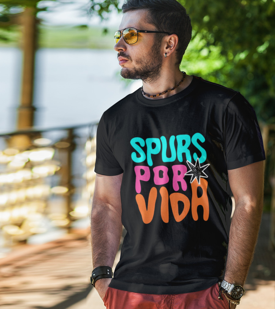 Spurs Por Vida San Antonio Basketball NBA 2026 T-Shirt