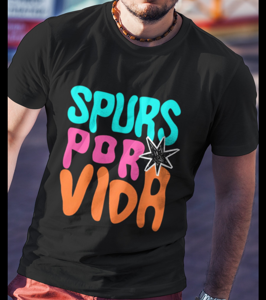 Spurs Por Vida San Antonio Basketball NBA 2026 T-Shirt