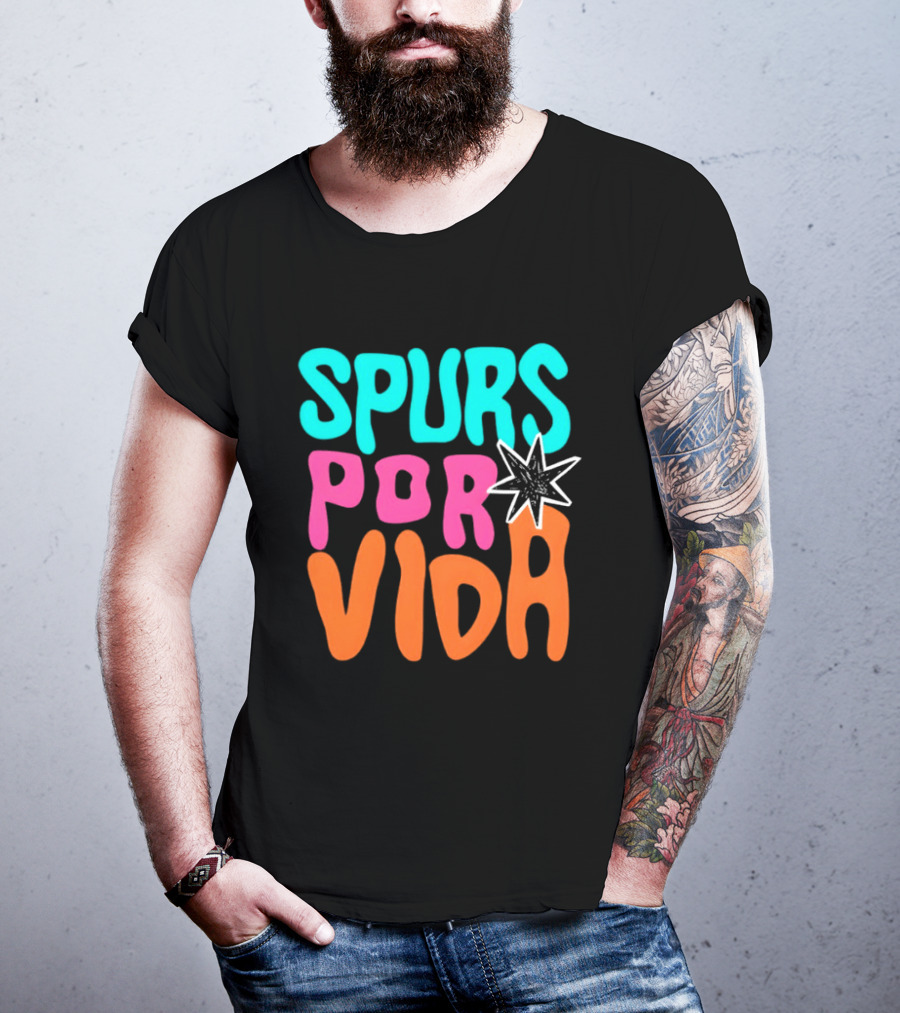 Spurs Por Vida San Antonio Basketball NBA 2026 T-Shirt