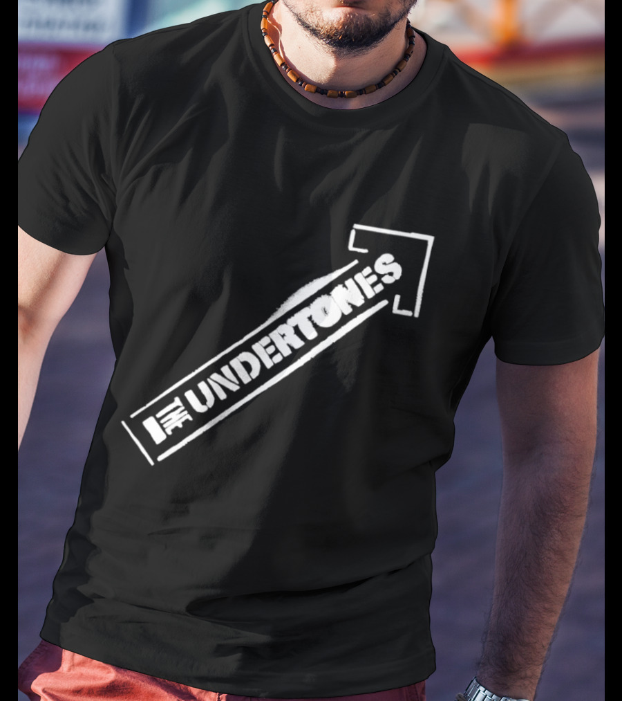 Undertones Stencil Punk Rock Revival Festival Tour 2026 Arrow T-Shirt