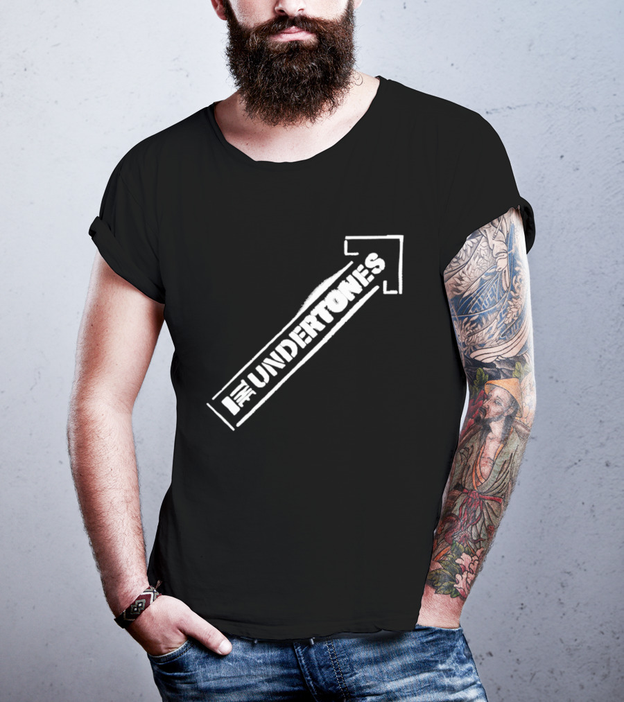 Undertones Stencil Punk Rock Revival Festival Tour 2026 Arrow T-Shirt