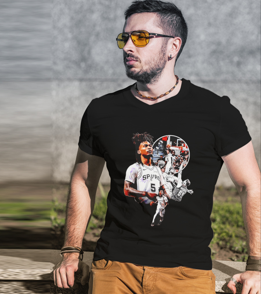 Victor Wembanyama San Antonio Spurs 2026 Basketball Game Changers T-Shirt