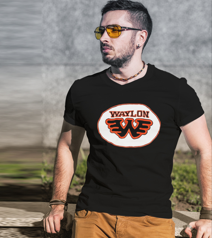 Waylon Jennings Outlaw Country Winged WW 2026 Collection T-Shirt