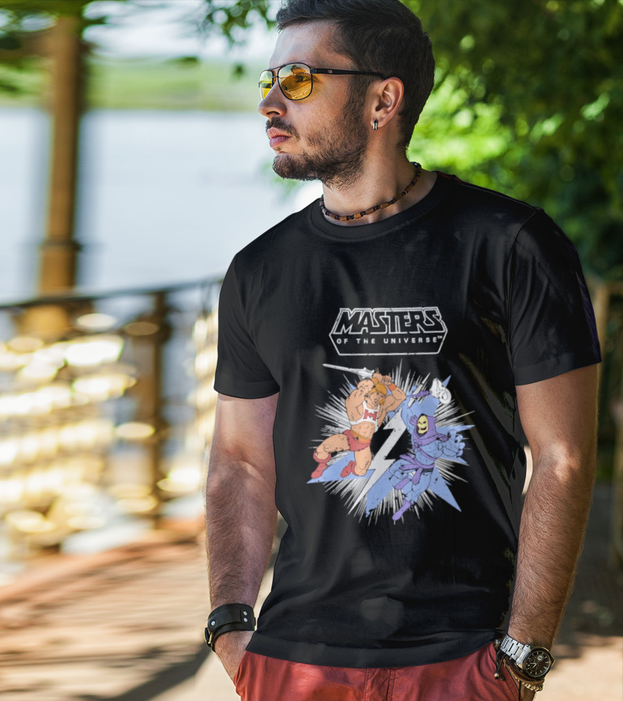 Masters Of The Universe He Man Vs Skeletor Epic Battle 2026 T-Shirt