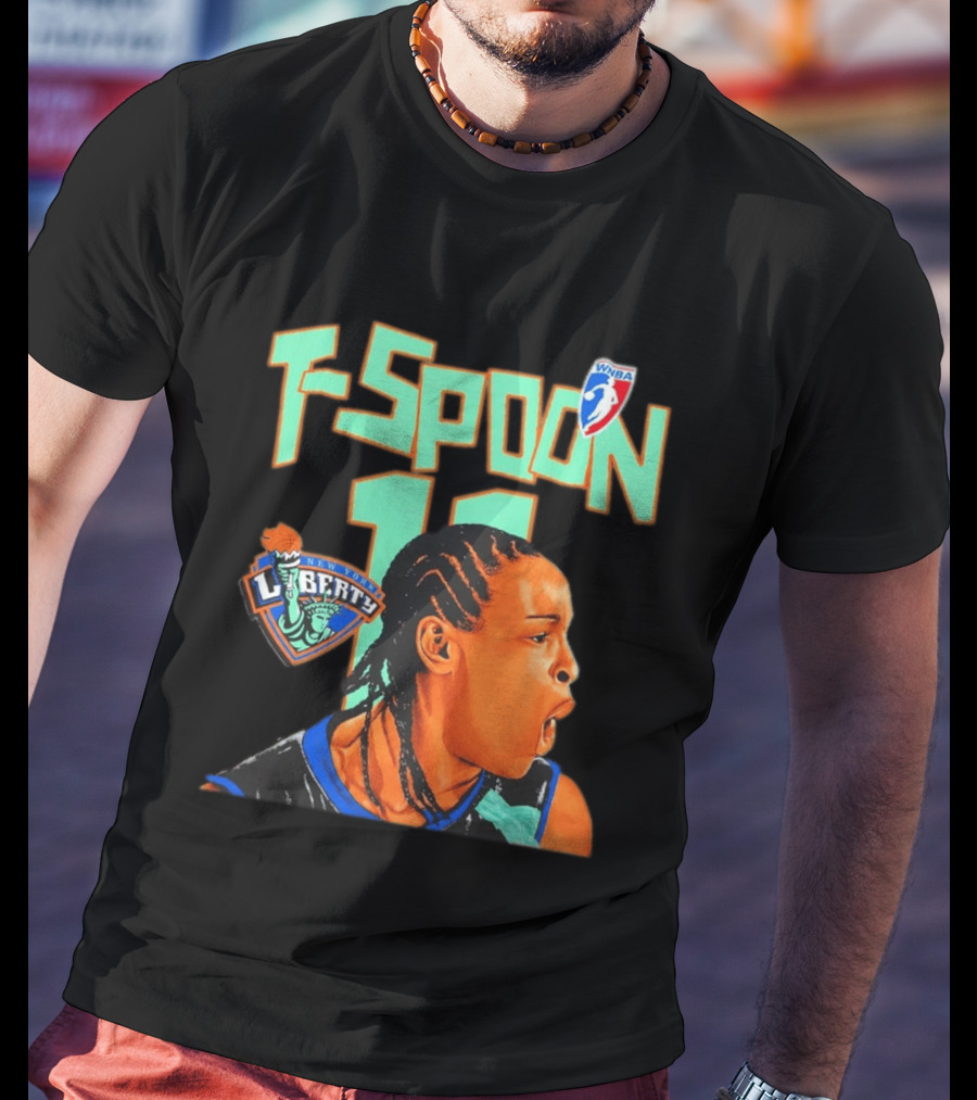 WNBA Spoon Teresa Weatherspoon New York Liberty Basketball 11 T-Shirt