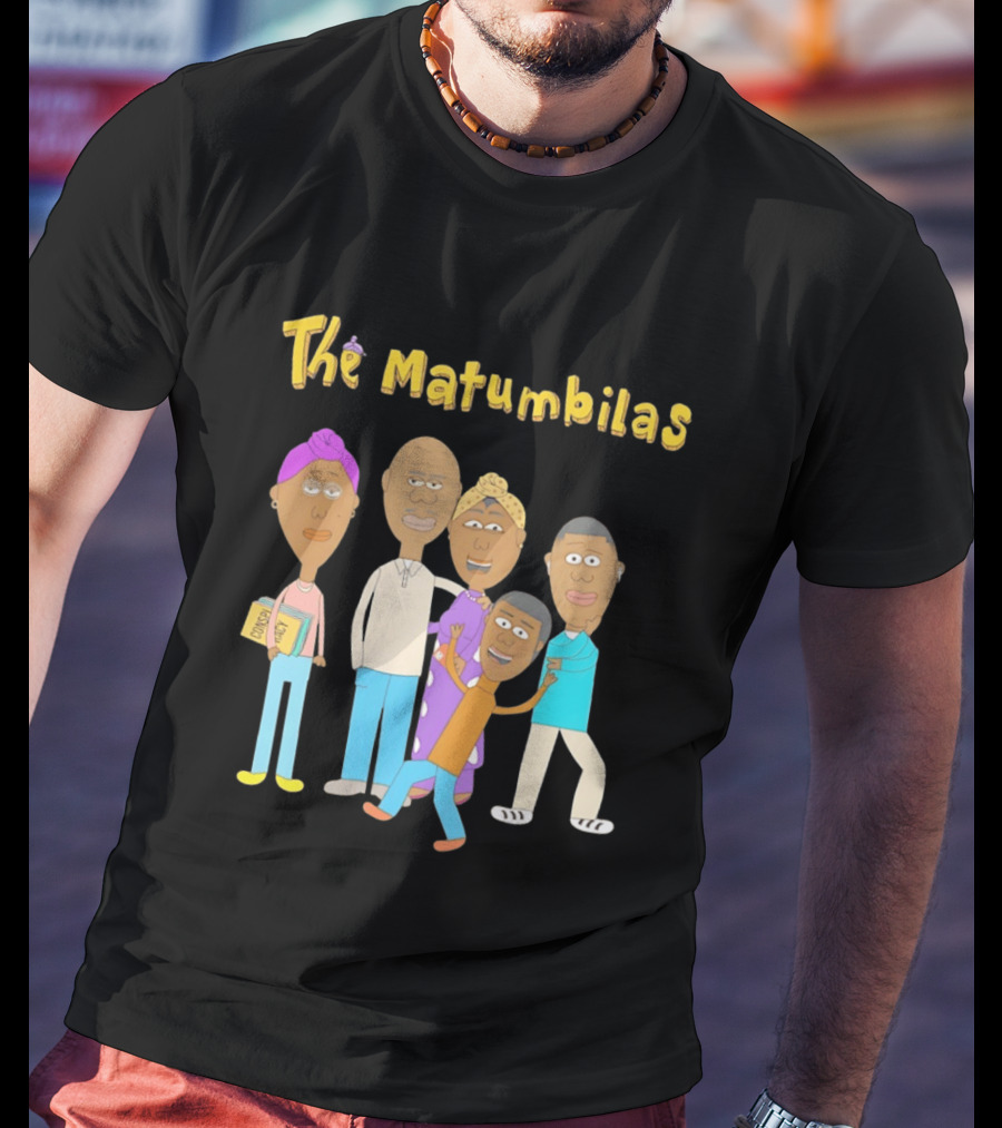 The Matumbilas Family Cartoon Conspiracy Animated Book Characters T-Shirt