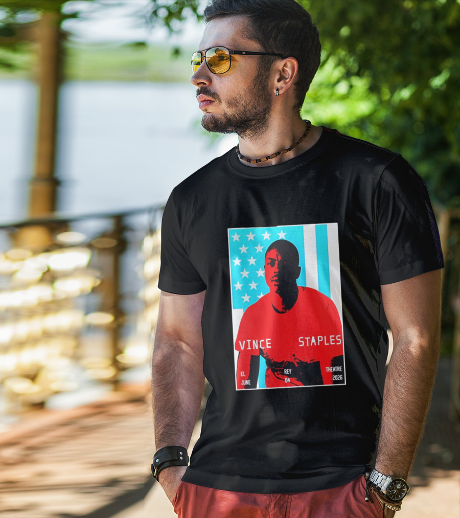 Vince Staples El Rey Theatre Los Angeles June 4 2026 T-Shirt