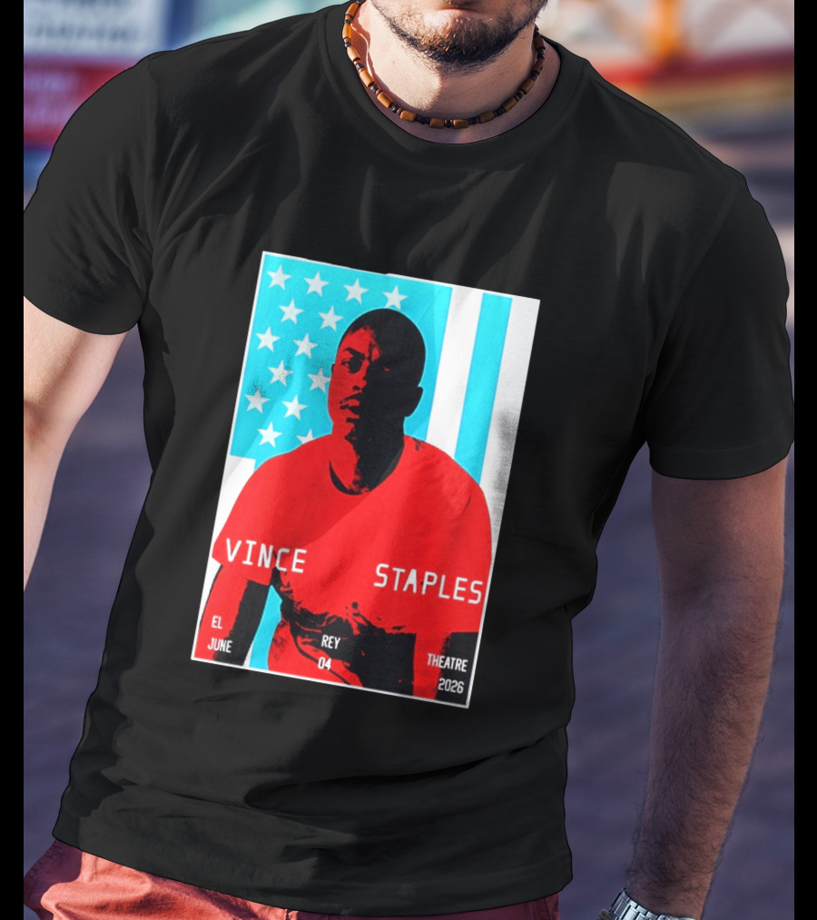 Vince Staples El Rey Theatre Los Angeles June 4 2026 T-Shirt