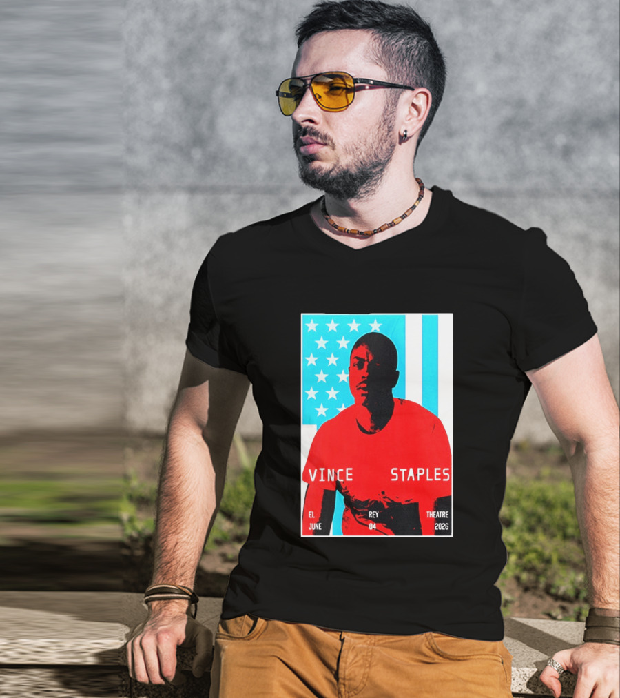 Vince Staples El Rey Theatre Los Angeles June 4 2026 T-Shirt