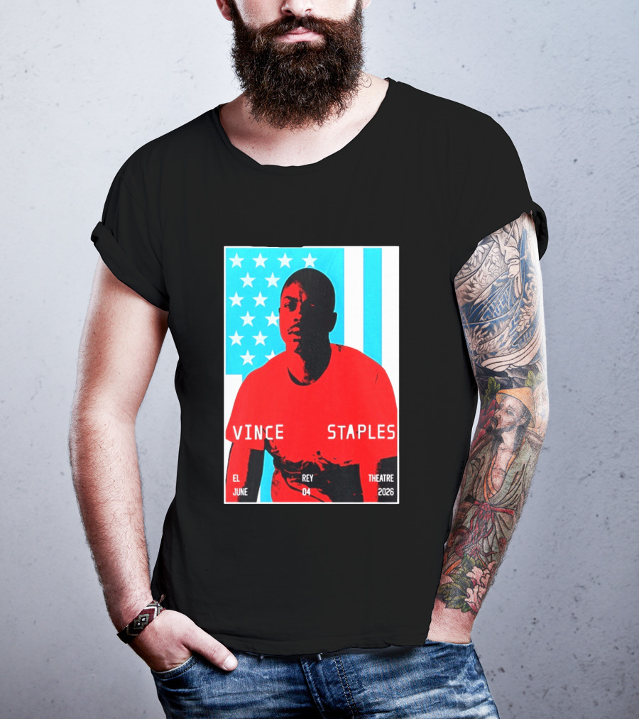 Vince Staples El Rey Theatre Los Angeles June 4 2026 T-Shirt