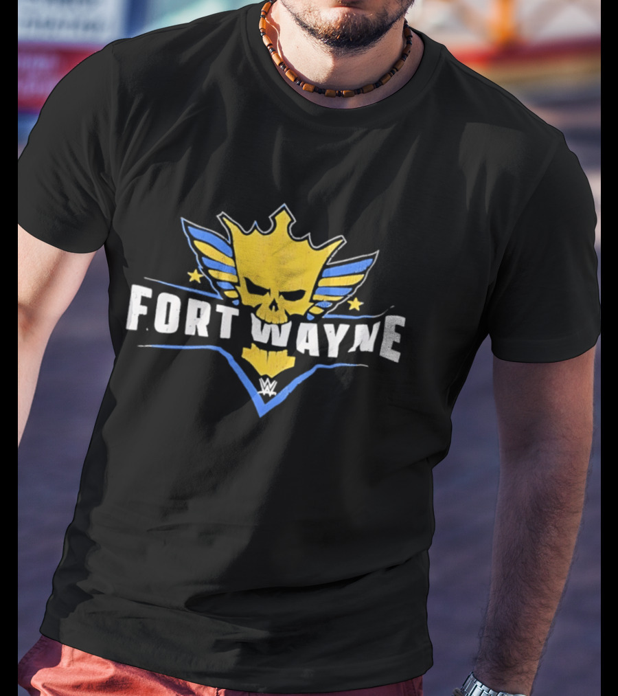 Fort Wayne WWE Skull King Wings T-Shirt
