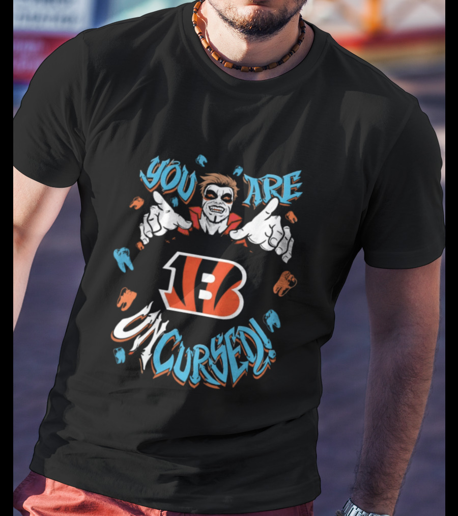 WWE Drops Danhausen Cincinnati Bengals You Are Uncursed T-Shirt