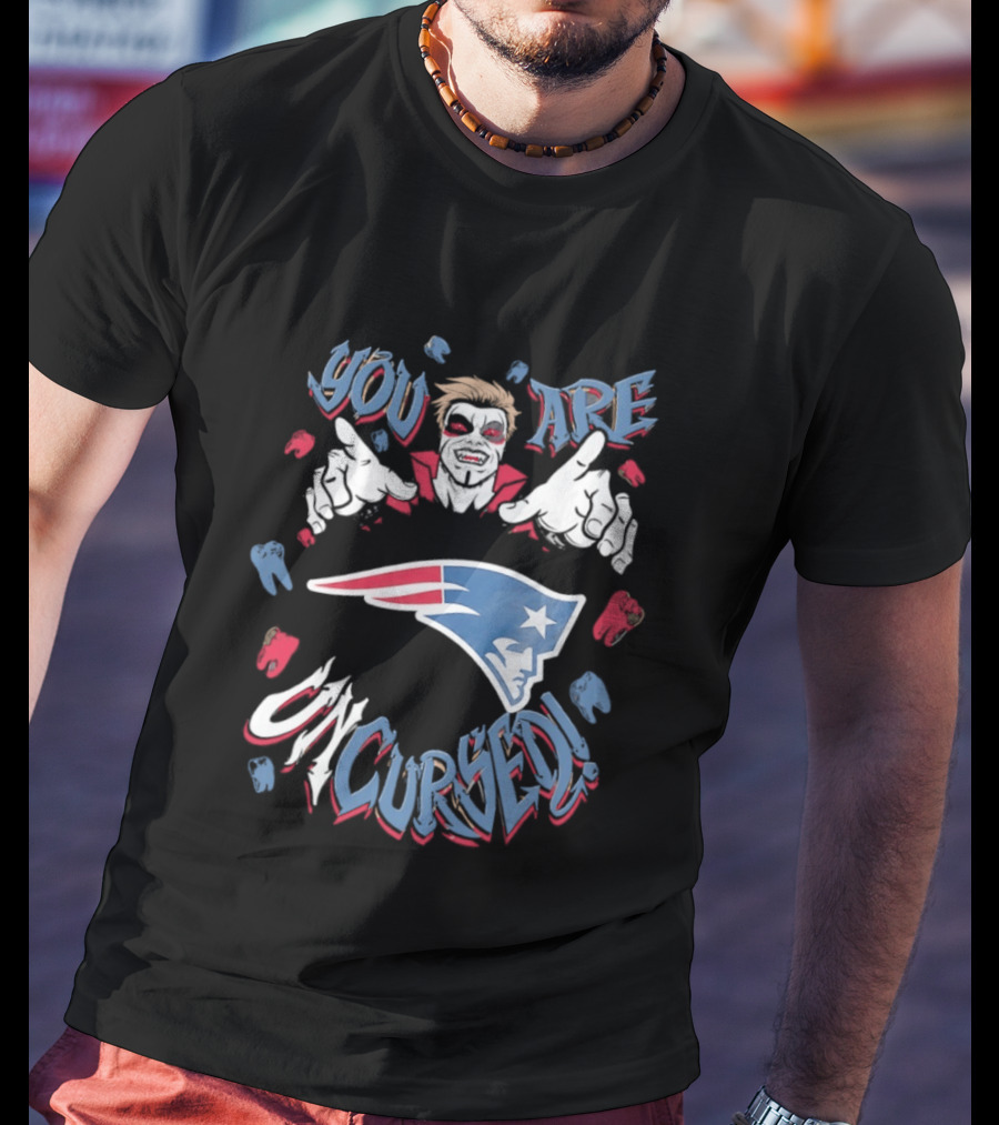 WWE Danhausen New England Patriots You Are Uncursed T-Shirt