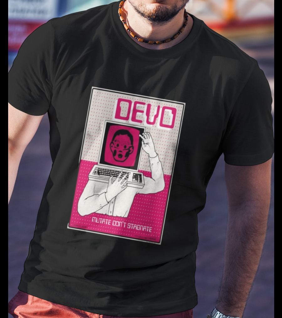 June 03 2026 Devo Concert Akron Civic Theatre Mutate Don't Stagnate T-Shirt