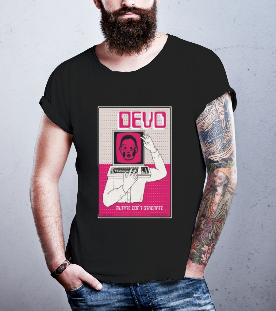 June 03 2026 Devo Concert Akron Civic Theatre Mutate Don't Stagnate T-Shirt