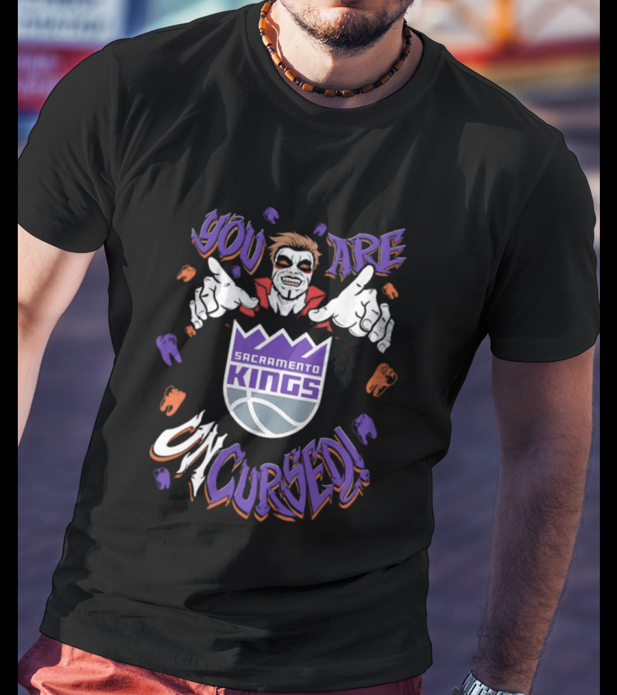 Sacramento Kings Danhausen You Are Uncursed Collaboration With WWE T-Shirt
