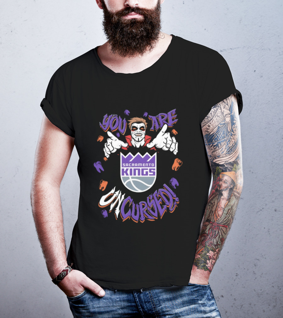 Sacramento Kings Danhausen You Are Uncursed Collaboration With WWE T-Shirt