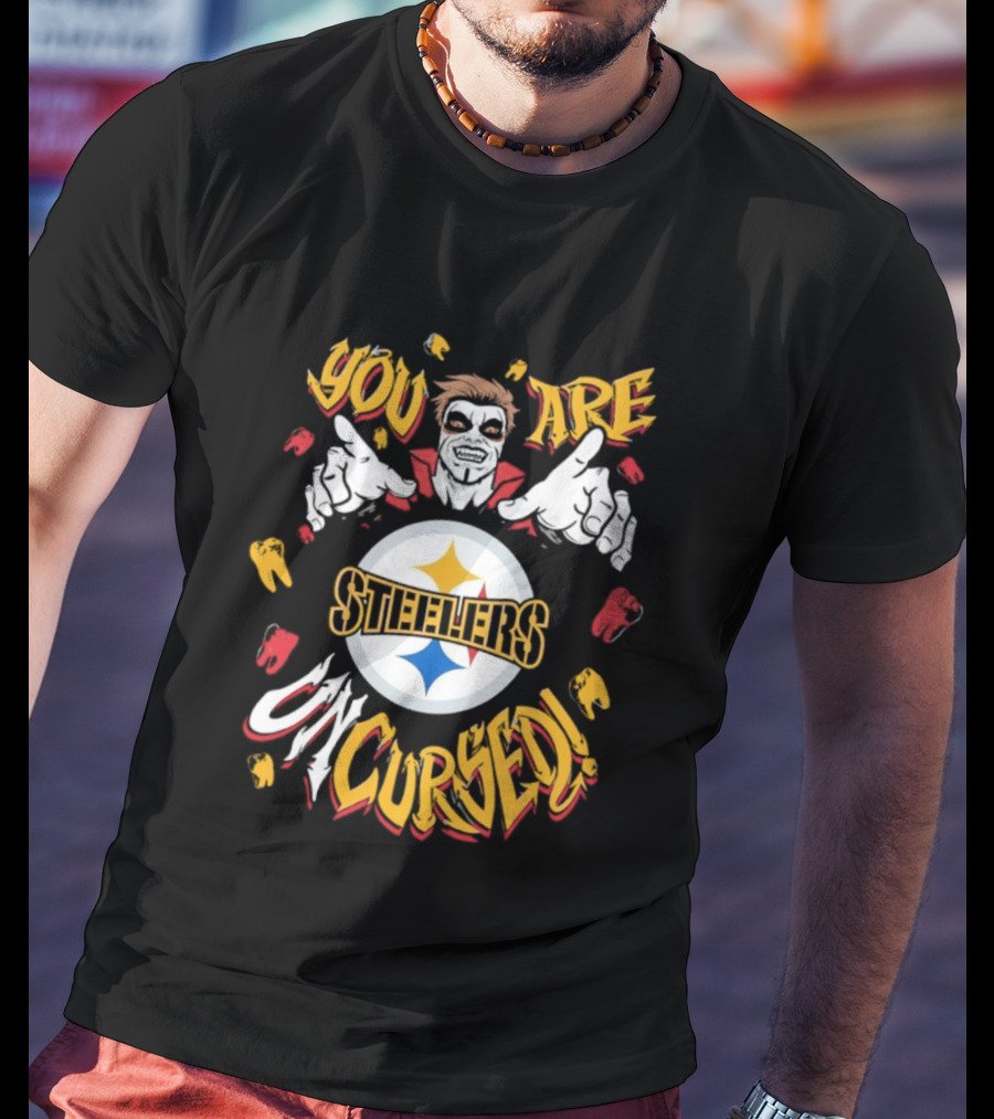 WWE Danhausen Steelers Football You Are Uncursed T-Shirt