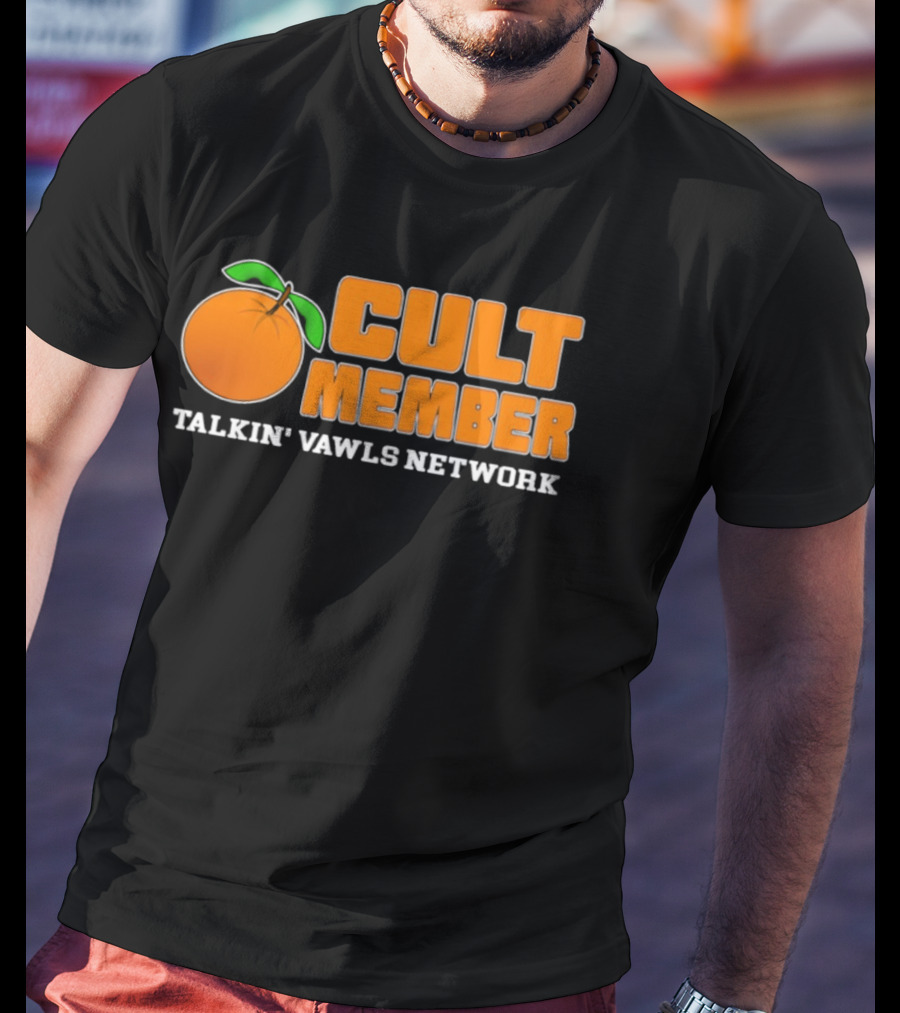 CULT MEMBER Talkin Vawls Network Orange T-Shirt