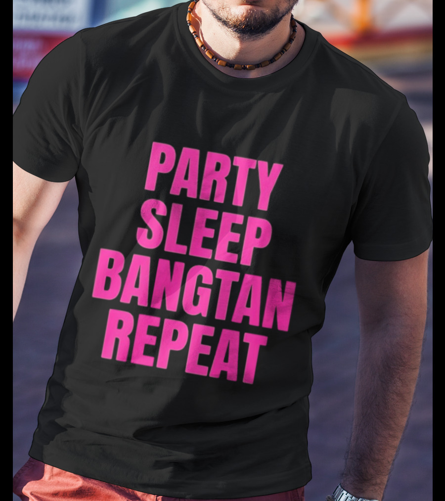 Party Sleep Bangtan Repeat BTS K Pop T-Shirt