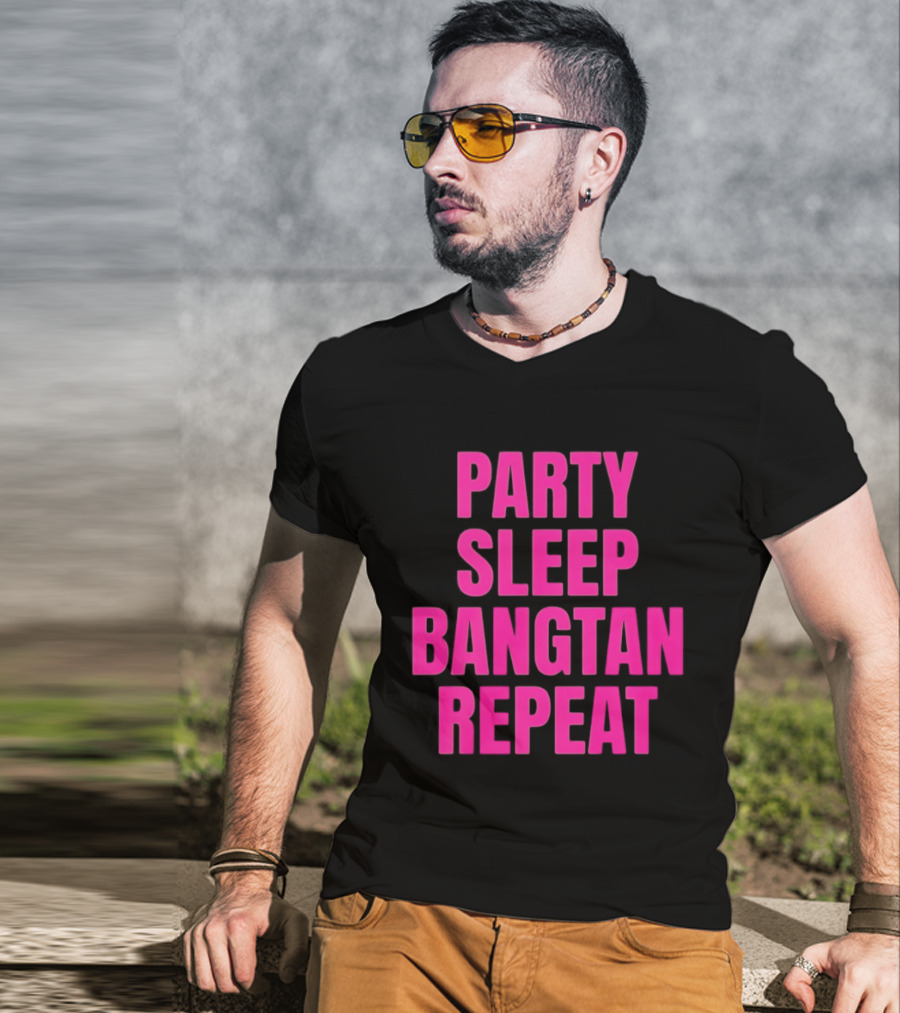 Party Sleep Bangtan Repeat BTS K Pop T-Shirt
