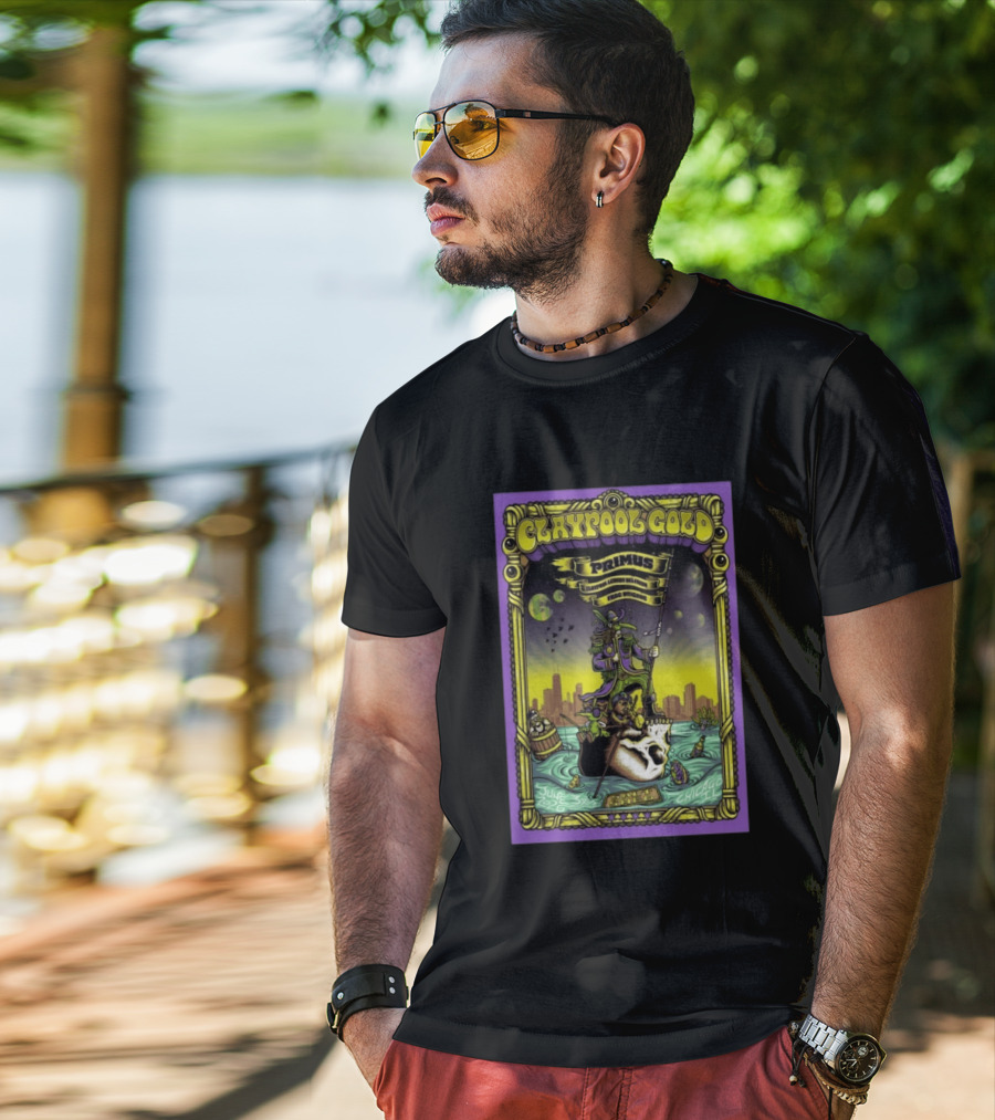 Claypool Lennon Delirium Frog Brigade Primus June 3 2026 Chicago IL Concert T-Shirt