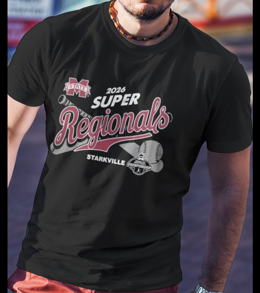 Mississippi State 2026 Super Regionals Starkville Bulldogs T-Shirt