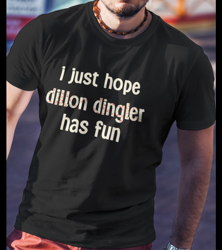 Dillon Dingler Detroit Tigers I Just Hope Has Fun Floral T-Shirt